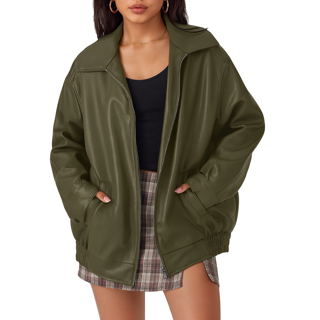 Loriva™ Luxe Rider Oversized Jacket