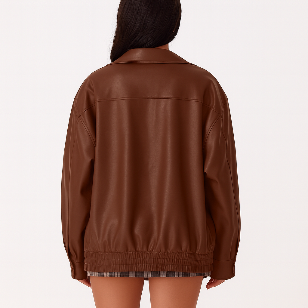 Loriva™ Luxe Rider Oversized Jacket