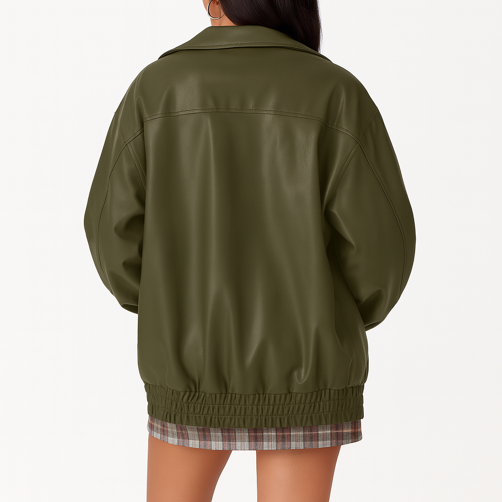 Loriva™ Luxe Rider Oversized Jacket